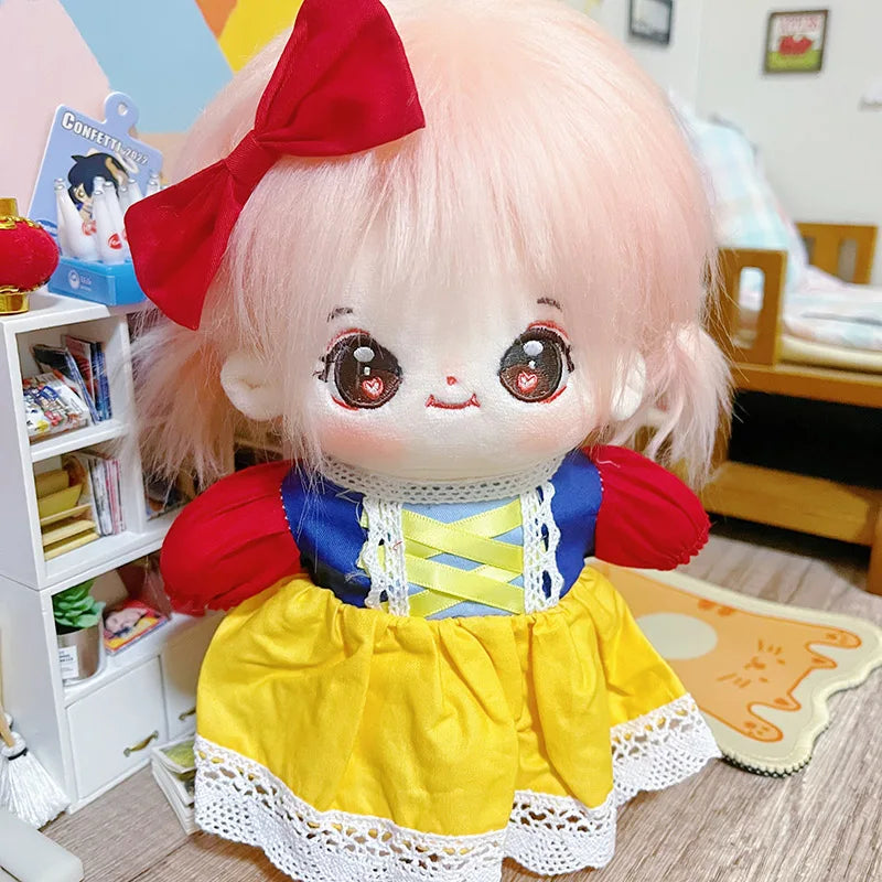 20cm IDol Doll Anime Plush Cotton Dolls with Clothes Cute Stuffed Star Figure Doll Toys Plushies Toys Fans Collection Gifts