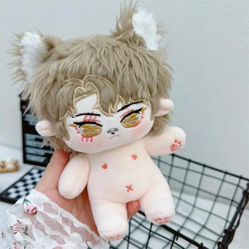 20cm IDol Doll Plush Cotton Star Dolls Kawaii Stuffed Baby Plushies No Attributes Dolls Toys Fans Collection Children Gifts