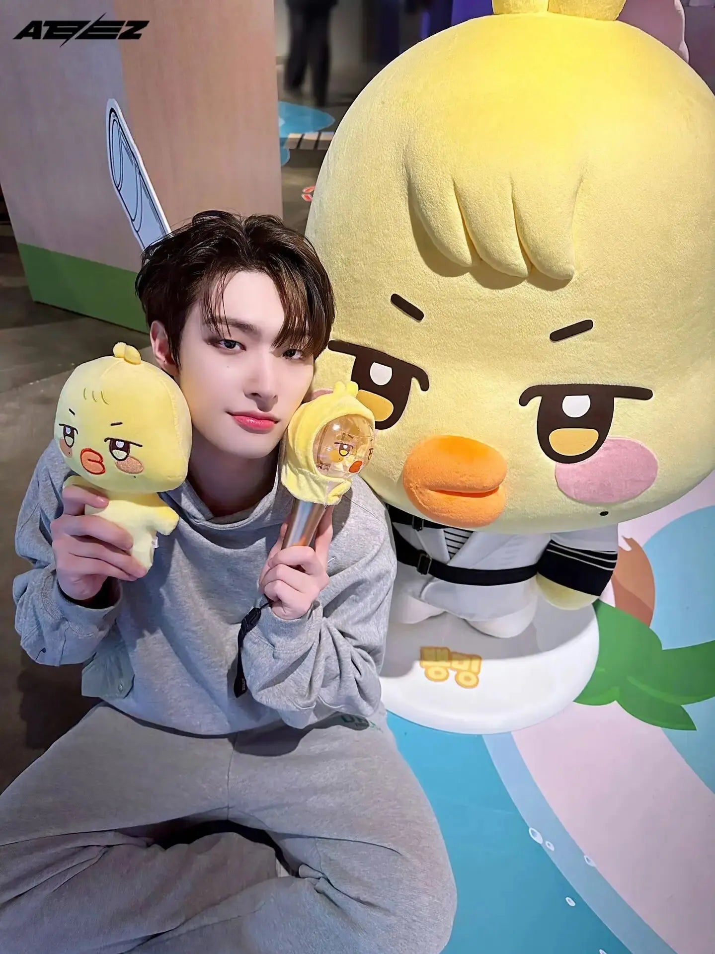 Kpop Aniteez Kawaii Stuffed Animals Plushies Toy Room Decor Hongjoong Seonghwa Yunho Yeosang San Ming Wooyoung Jongho Plu