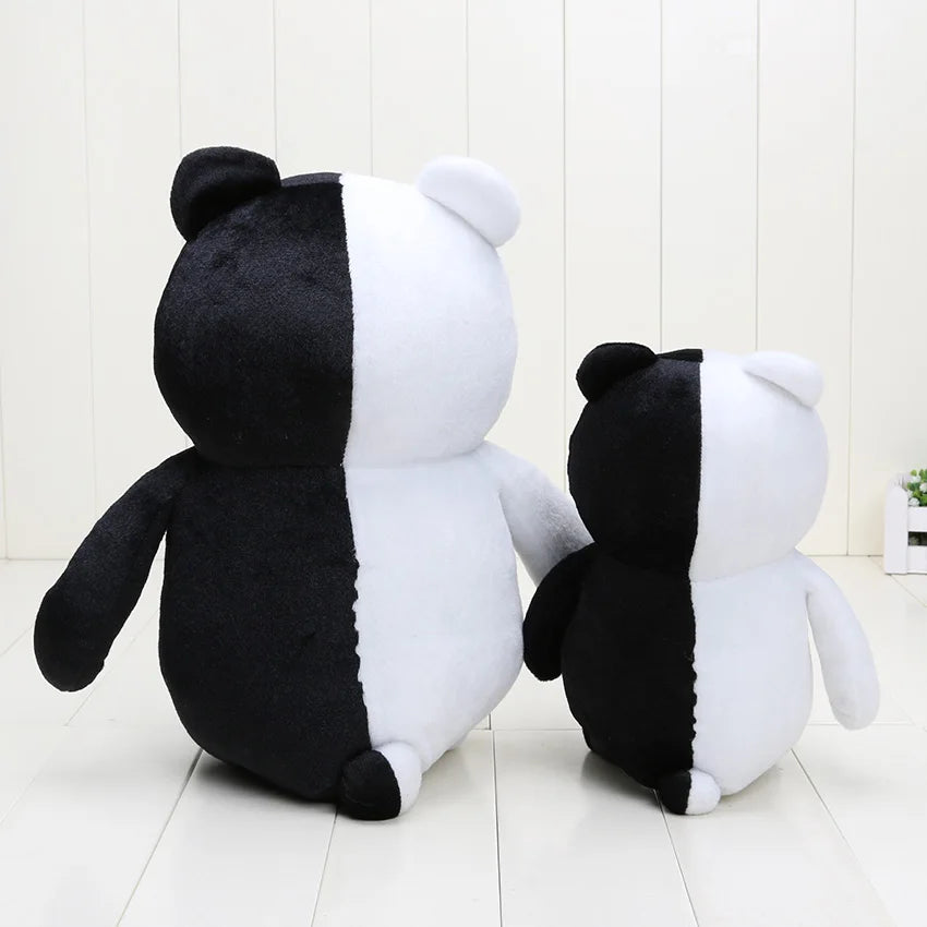 25/40cm Anime Dangan Ronpa Super Danganronpa 2 Monokuma Black&White Bear Plush Toy Bear Soft Stuffed Animal Dolls Toys