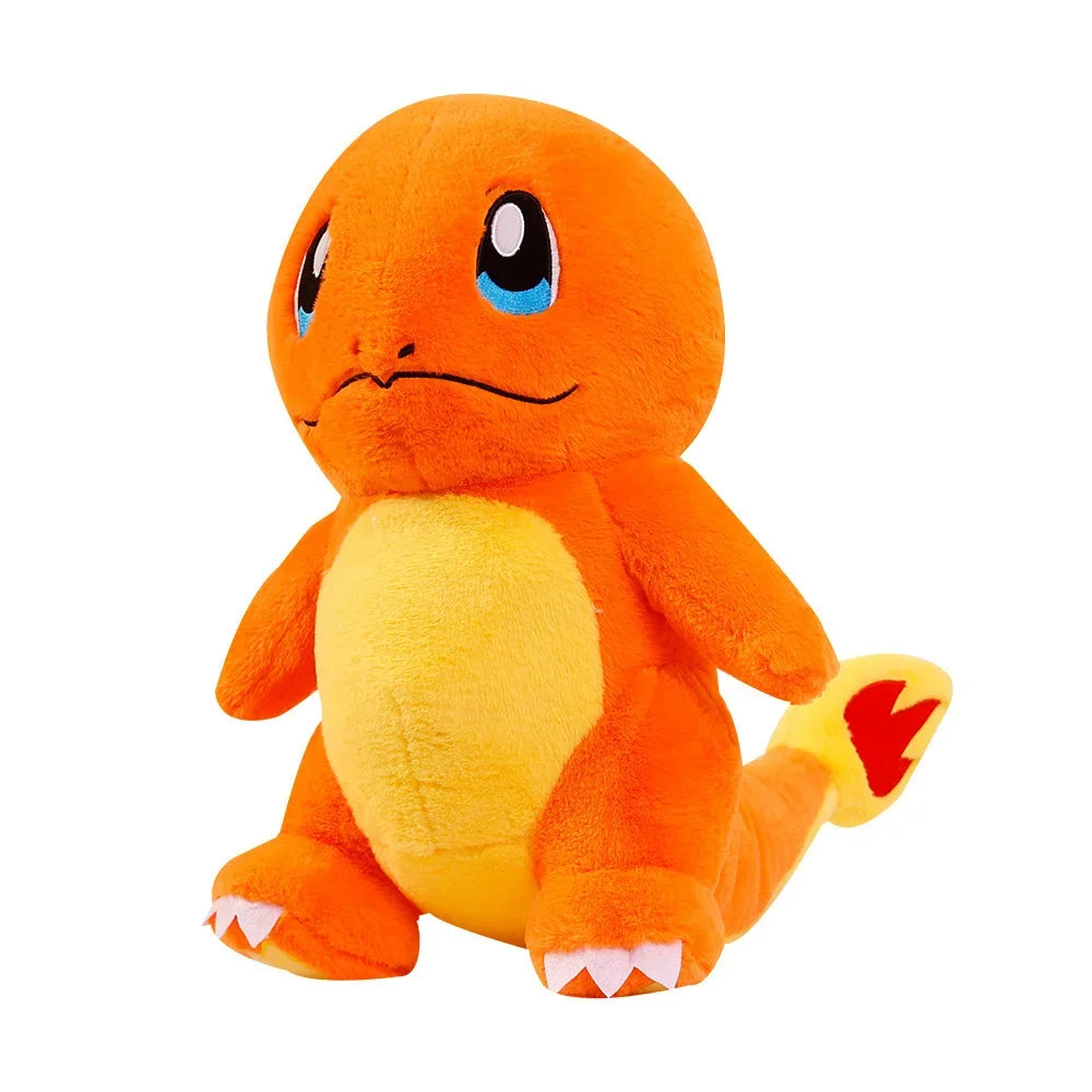 Anime Pokémon Charmander Plush Doll Toy Cartoon Pokémon Gini Turtle Pet Elves Small Fire Dragon Doll Charmander Plush Toys Dolls