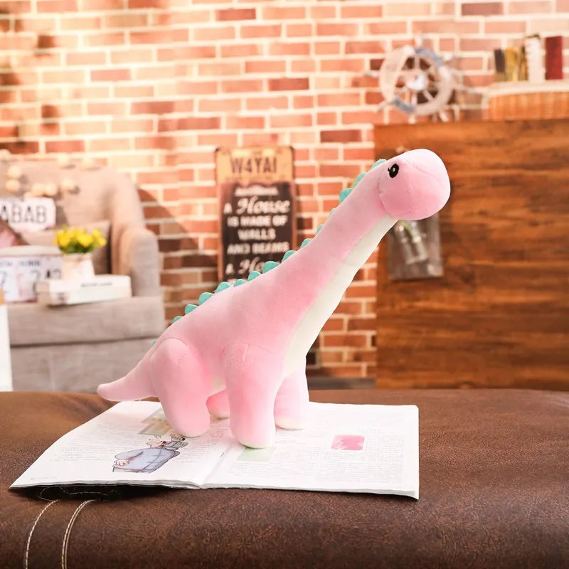 Cuddly Dinosaur Tanystropheus Stuffed Plush Toy 50/80cm Blue Green Pink Dino Doll Children Xmas Plushie Gift Birthday Brinqedos