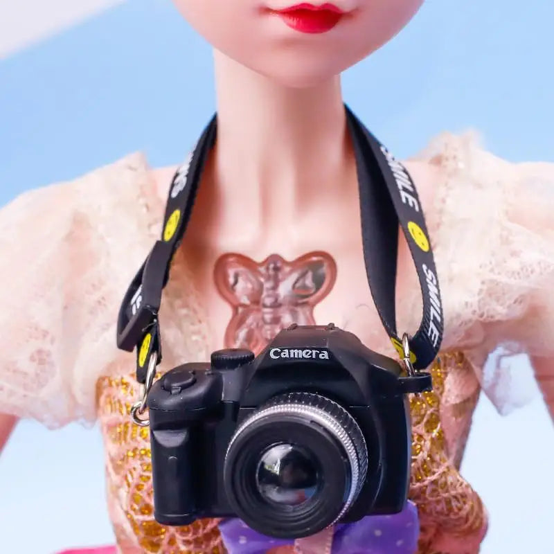 Dollhouse Miniature Digital SLR Camera Dolls House Decoration Accessory Home Decore Decorations for BJD for labubu doll