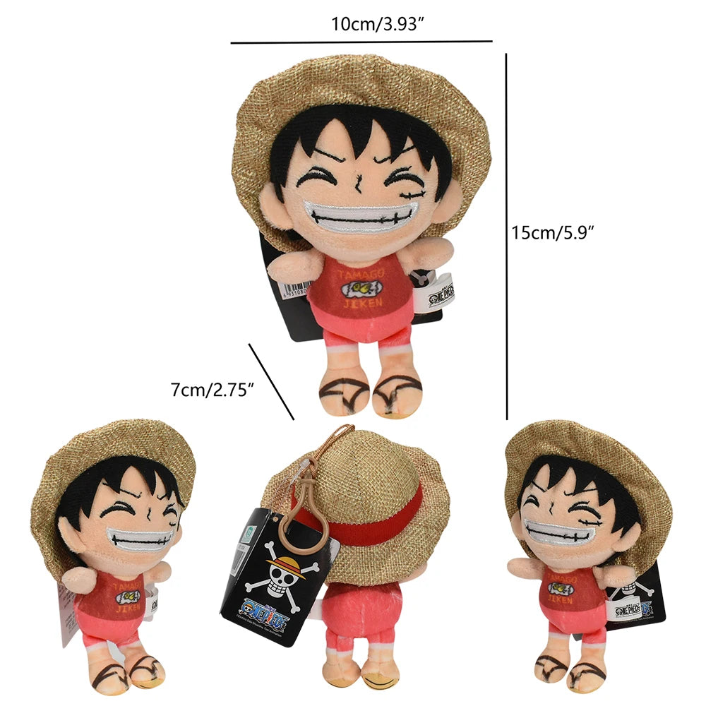 41Styles One Piece Kawaii Luffy Roronoa Zoro Tony Tony Chopper Laboon Merry Plush Toy Anime Stuffed Doll Keychain Christmas Gift