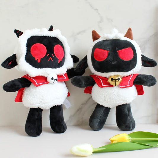 30cm Mothman Plush Ant Moth Man Doll Collection Bat Demon Halloween Plush Toy Gift Room Decoration Doll Gift