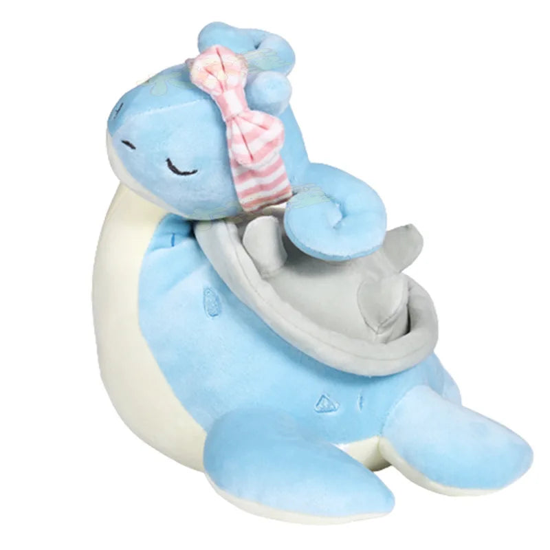 25cm Cute Sleeping Lapras Plush Toy Stuffed Japanese Anime Lovely Doll Pokemon Collect Plushies Xmas Gifts For Girl