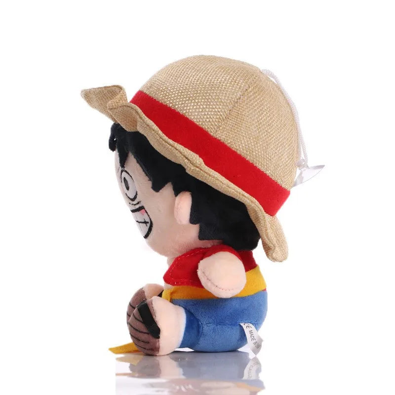 HOT 20cm One Piece Anime Figure Zoro Luffy Chopper Plush Toys Cute Cartoon Plushie Stuffed Dolls Pendant Kids Xmas Gifts