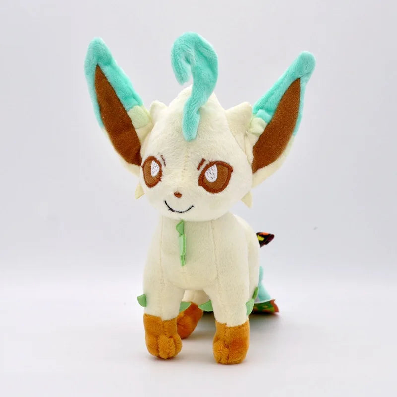 TAKARA TOMY Anime Cartoon Pokemon Eevee Pikachu Plush Toy Collection Evolution Set Stuffed Doll Christmas Birthday Gift