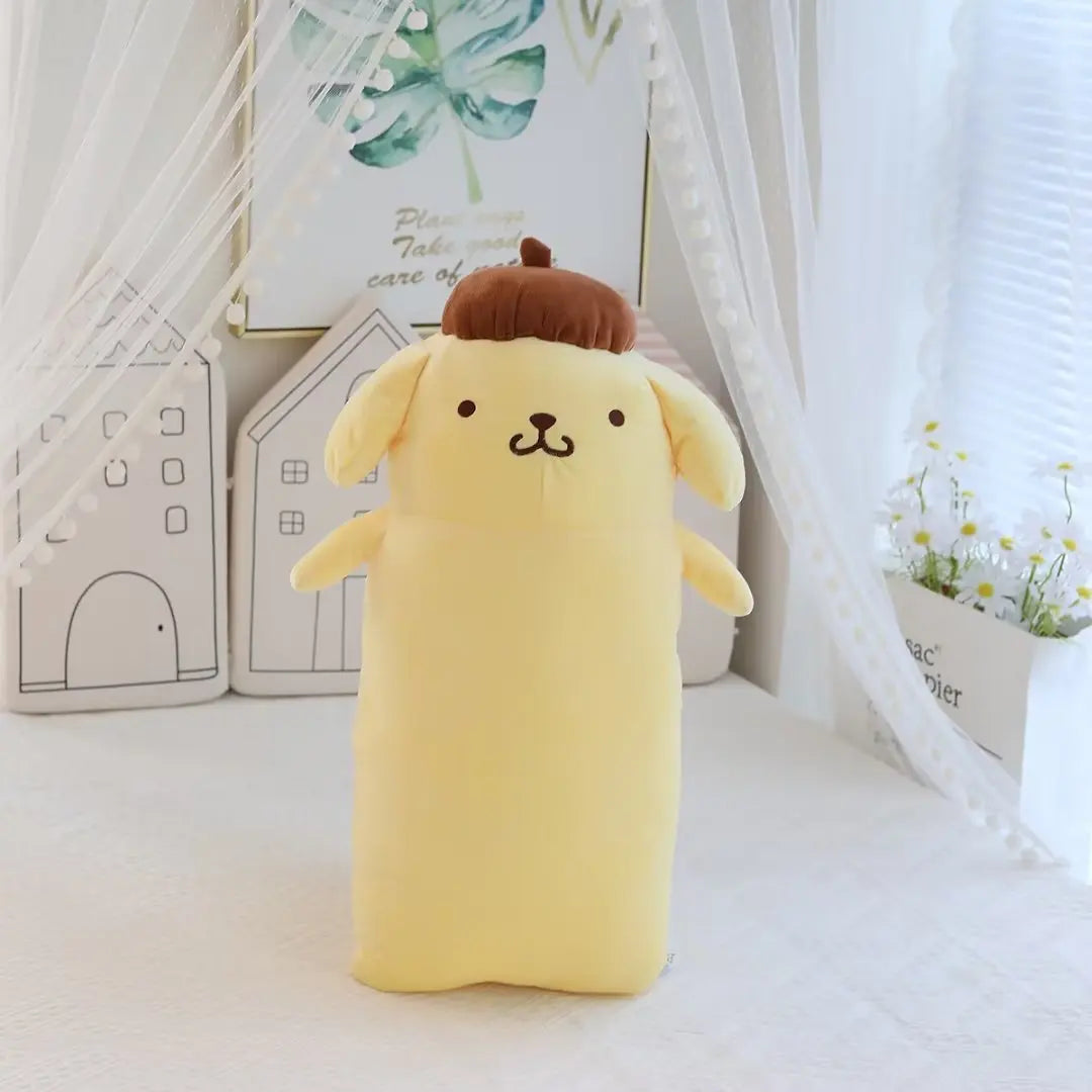 Sanrio 65cm Pom Purin Stuffed Plush Toys Dolls Soft Cushion Pillow Cartoon Kawaii Pom Purin Plush Doll Toys Room Decoration Kids