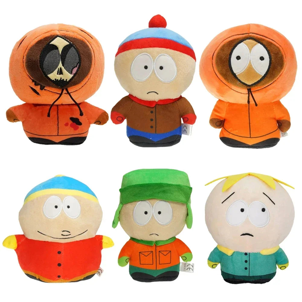 20cm South North Parks Plush Toys cartoon Plush Doll Stan Kyle Kenny Cartman Plush Pillow Peluche Toys Children Birthday Gift