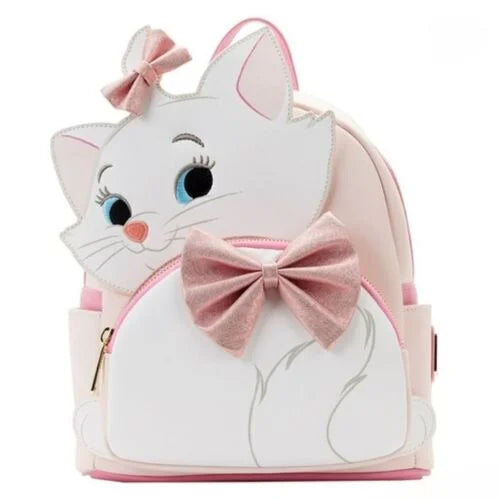 Aristocats Marie Cat Mini Backpack All Over Print Womens Double Strap Shoulder Bag Purse Double Shoulder Backpack Gift