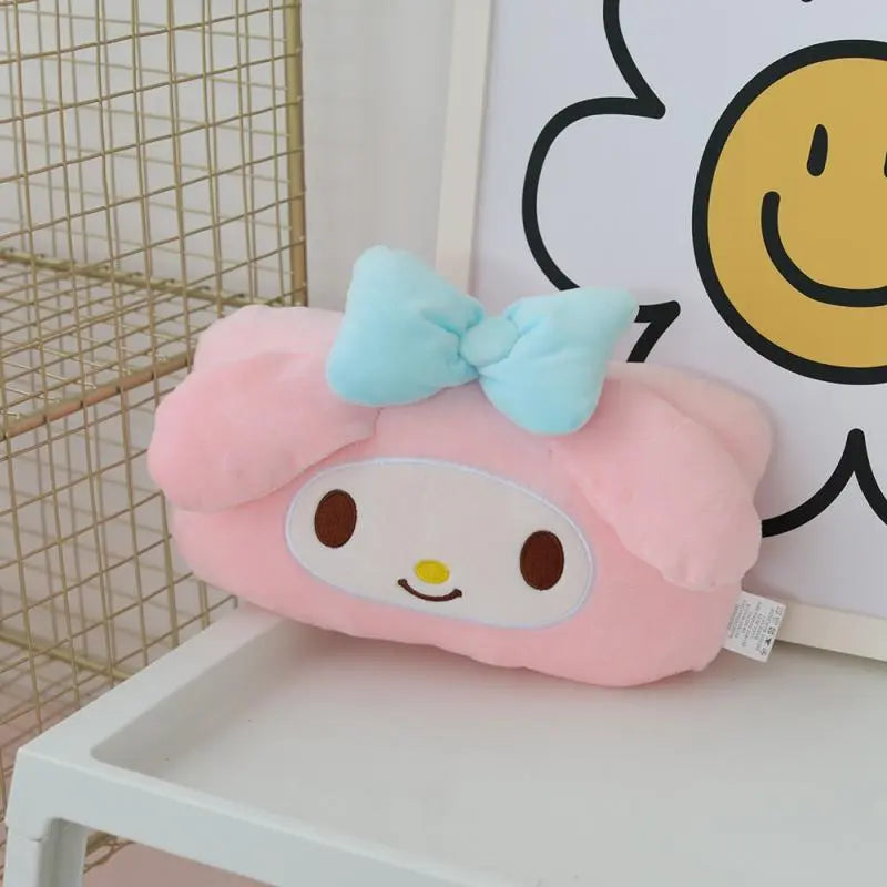 Anime Sanrio Kuromi My Melody Plush Car Neck Headrest Pillow - Plushy Mart