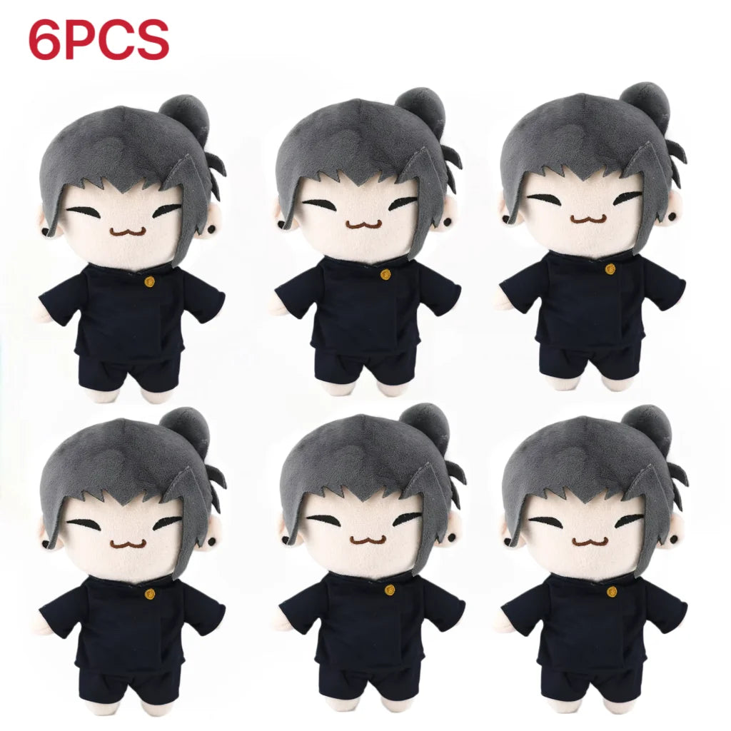 New hot  Gojo Saturo Geto Suguru Jujutsu Kaisen Cosplay Plush Cute Soft Collection Props 21cm