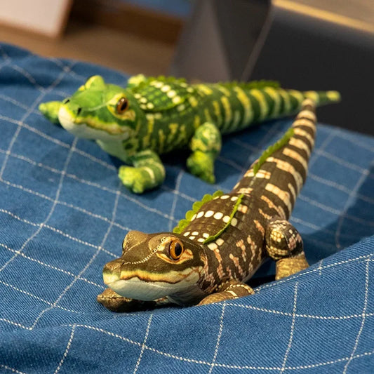 50/70cm Real Life Alligator Plush Toy Simulation Crocodile Dolls Kawaii Animal Pillow for Children =Birthday Christmas Gifts