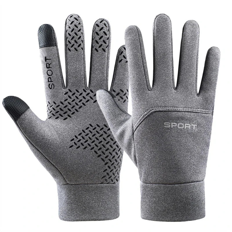 2025 High Quality Winter Men's and Women's Warm Gloves Plush Outdoor Sports Windproof and Cold proof Bicycle Gloves