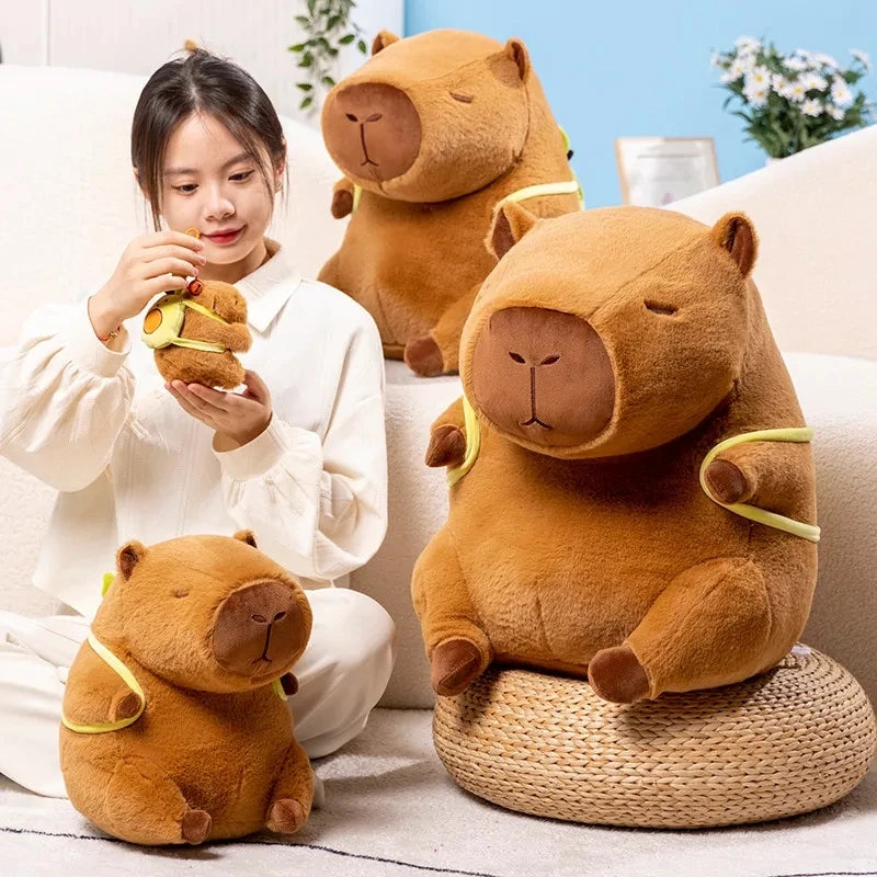 Cute Capybara Stuffed Animals Super Soft Plush Capybara Toys For Children Cute Plush Capybara Doll For Girls Birthday Xmas Gift