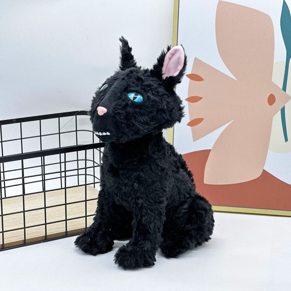 Coraline Cat Plush Cartoon And Anime Related Plush Toys Black Cat Animal Doll High Quality Full Filled Plush Toy Birthday Gift