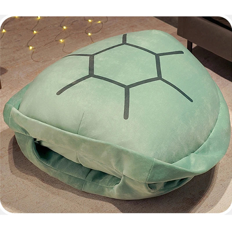 80/100CM Turtle Shell Sleeping Bag Stuffed Soft Pillow Cushion Creative Tortoise Shell For Adult Best friend Cosplay Gifts