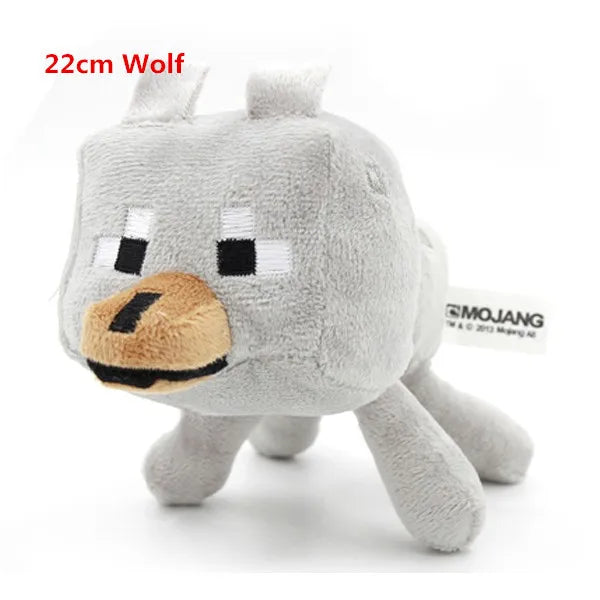 20-26cm Enderman  Wolf Plush Toys Doll Game Plush Soft Stuffed Toys for Children Kids Gifts