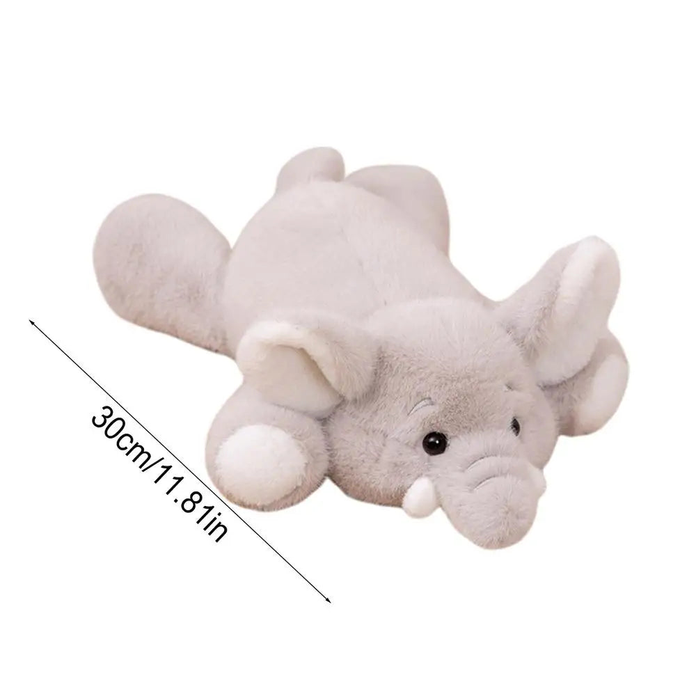 Stuffed Plush Elephant Interactive Snugging Doll Toy Pillow Elephant Plush Pillow Huggable Plushie For Toddler Kids Birthday