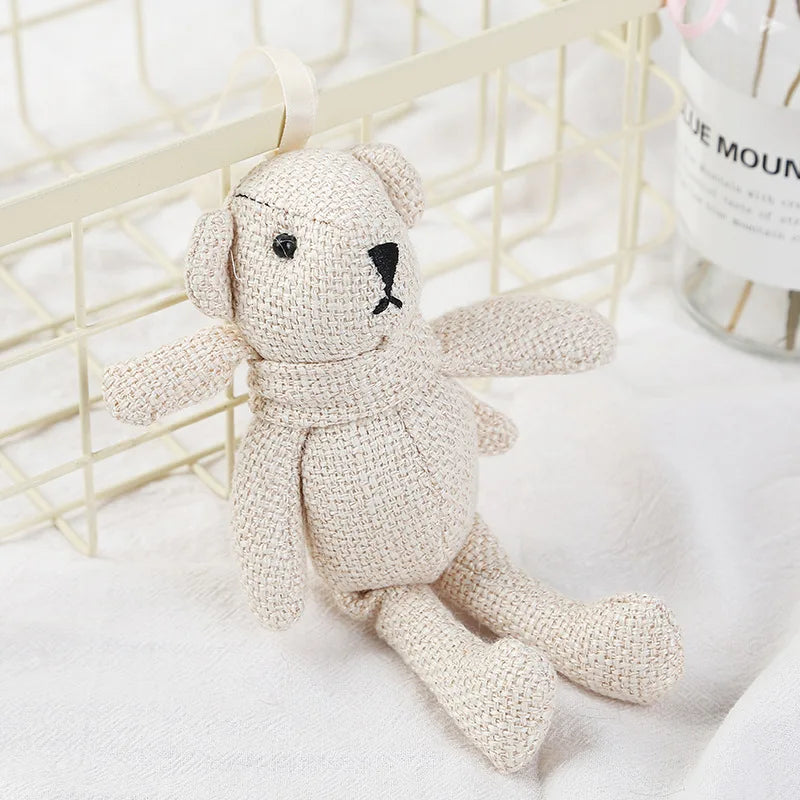 NEW Rabbit Plush , Animal Stuffed Dress Rabbit Key chain TOY, Kid's Party Plush TOY , Bouquet Plush Dolls