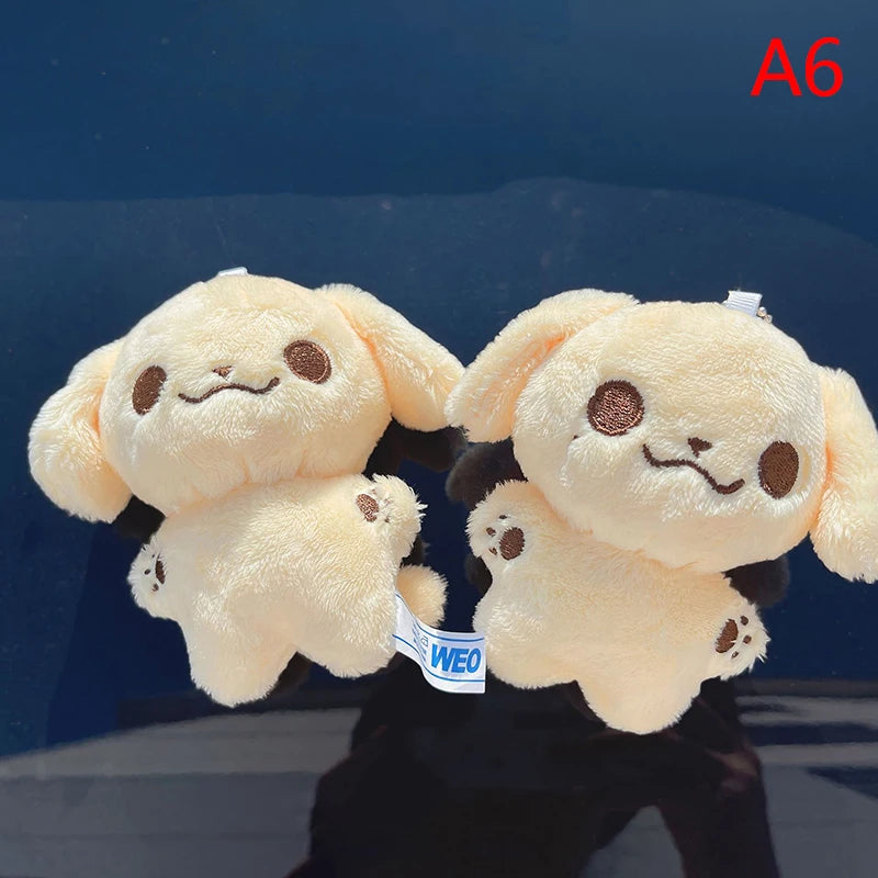 1pc Kpop Cartoon Cheetah Lee Doyoung Mark Same Plush Keyrings Q Styles Mini Gomdo Lee Taeyong Keychains Key Rings Bag Pendants