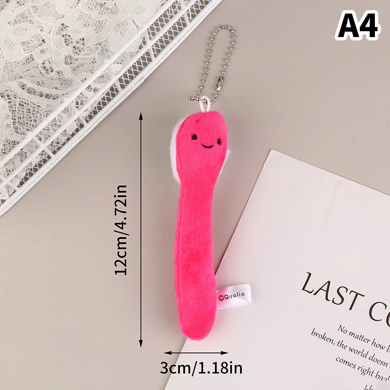 Cute Fun Plush Doll Toy Cartoon Stuffed Tooth Toothpaste Toothbrush Dolls Keychain Bag Pendant For Kids Gifts