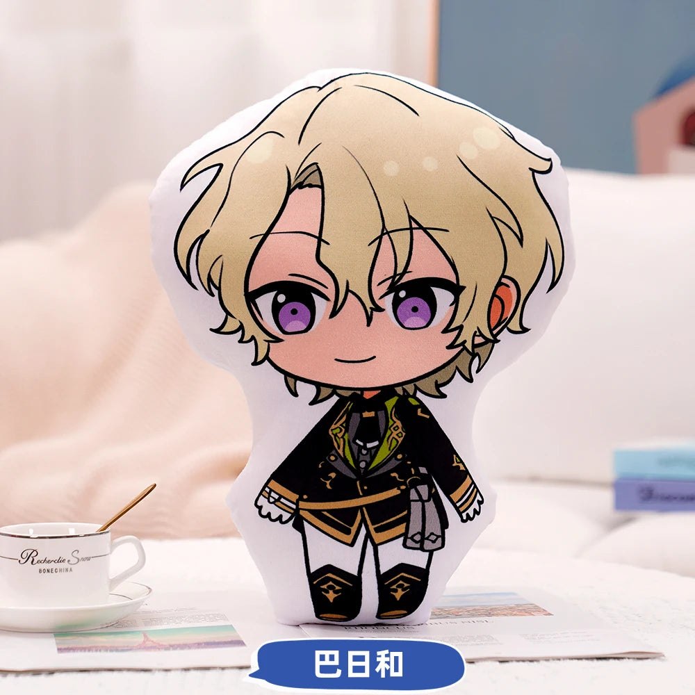 45cm Ensemble Stars Cartoons Anime Plush Toy Eichi Sakuma Rei Throw Pillow Cosplay Sofa Cushion Double-sided Printing Girl Fans