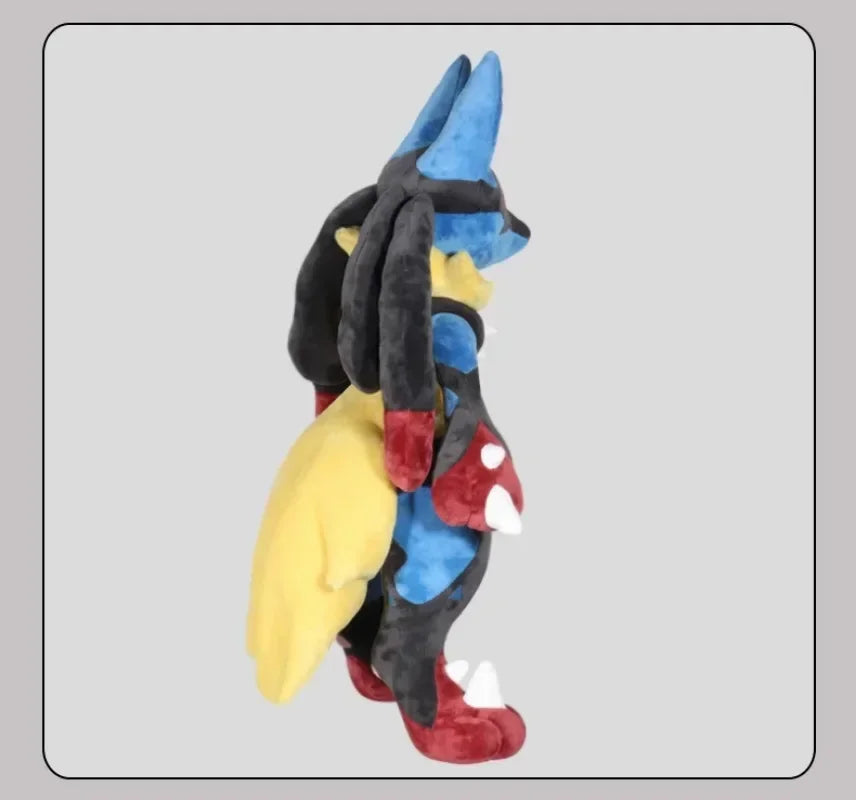 130/70cm Pokemon Lucario Plush Toys Anime Doll Cute Ornament Pokémon Collection Stuffed Plushie Pillow Children Xmas Gift Toy