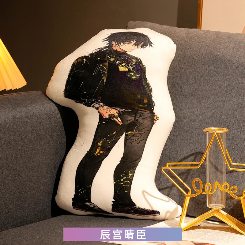 Paradox Live Pillow Double Sided Printing Back Cushion HIP HOP Cartoon Rapper Plush Toy Naoakira Yohei Kanata Nayuta Plushies