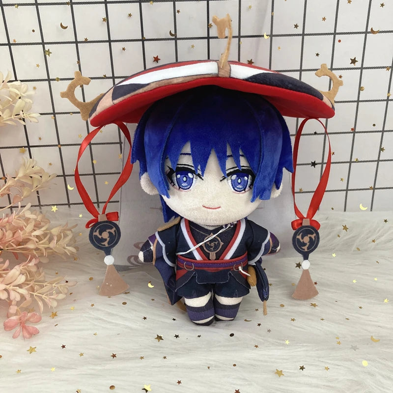 20cm Genshin Impact Doll Scaramouche Plush Toy Cute Stuffed Anime Kazuha Itto Plushies Cosplay Props Birthday Gifts Fans