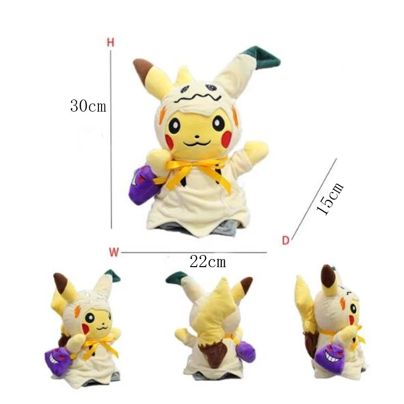 Original Mimikyu Plush Pokemon Toys Animal Games Halloween Cute Toy Soft Stuffed Doll Kids Birthday Christmas Surprise Gift