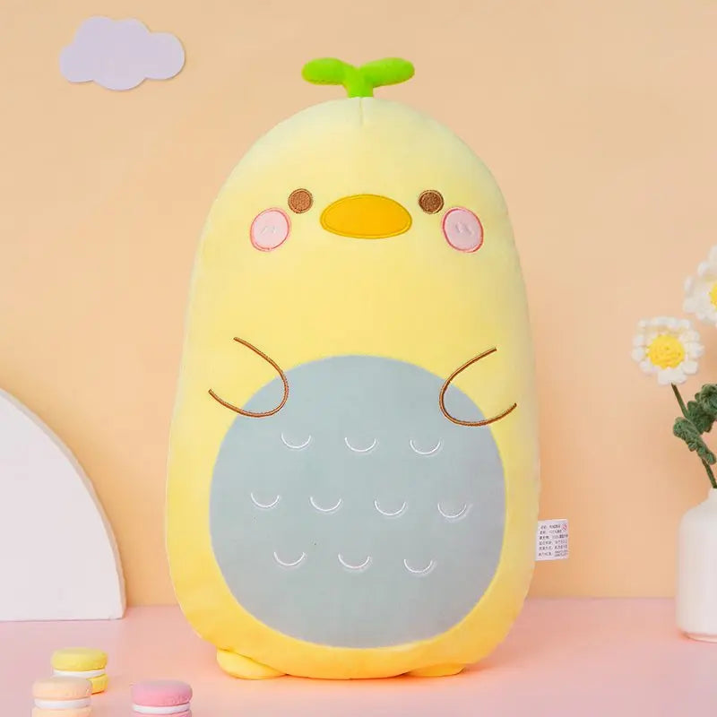 40cm/60cm Fat Kawaii Big Rabbit Cat Piggy Fox Duck Plush Pillow Toys Soft Stuffed Animal Doll Chair Cushion High Quality Gifts