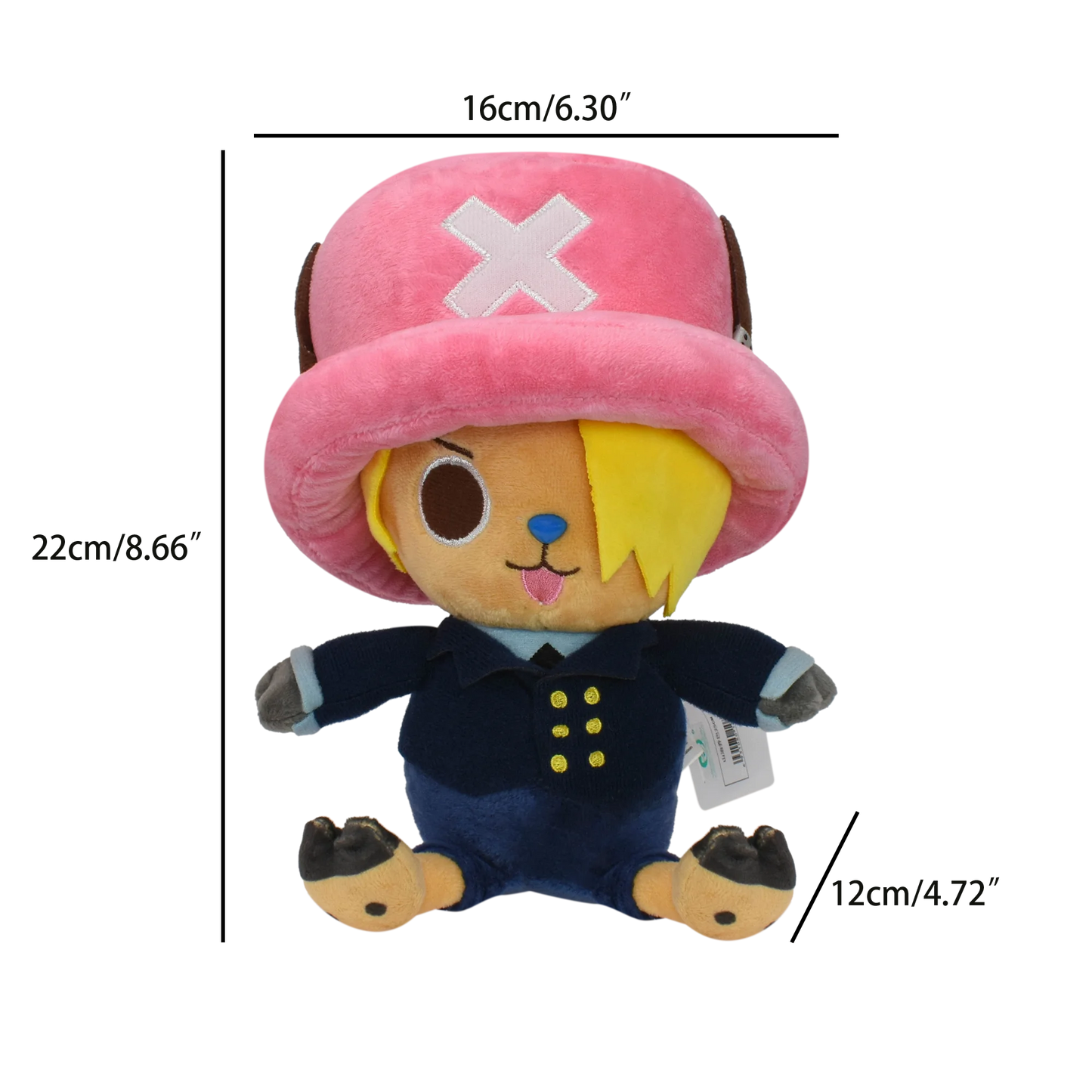 Monkey·D·Luffy Trafalgar D Water Law Tony Tony Chopper Luffy Plush Toy, Peluche Dolls Stuffed Figure for Kids Gift