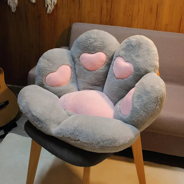 70/80cm Kawaii Cat Paw Plush Toys Cute Soft Stuffed Plush Cushion Chair Sofa Butt Pad for Home Room Decoration Office Nap Dolls