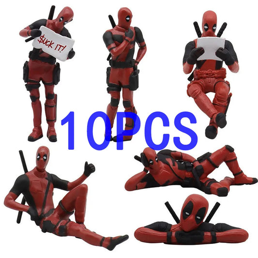 Deadpool & Wolverine Figure Deadpool 3 Figure Cool Cute Movie Figure Toy Doll Model Plush Decoration For Kid Birthday Gifts