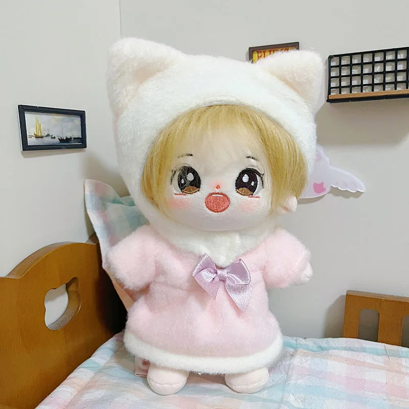 20cm IDol Doll Anime Plush Cotton Dolls with Clothes Cute Stuffed Star Figure Doll Toys Plushies Toys Fans Collection Gifts