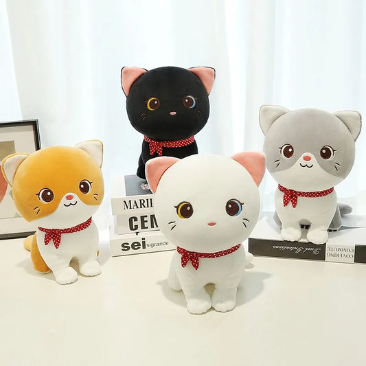 24CM Cute Cat Plush Doll Children Plush Toy Boys Girls Sleeping Stuffed Cat Plush Doll Gifts