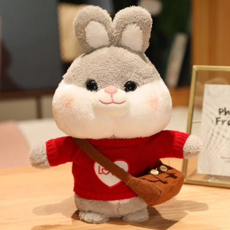 30cm New Cartoon Cute Rabbit Cosplay Dress Up Plush Toys Stuffed Lovely Bunny Dolls Soft Animals for Kids Girls Birthday Gift