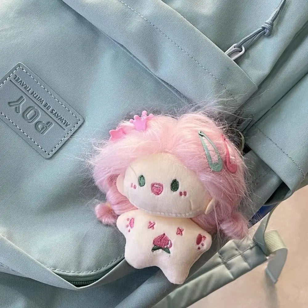 Durable 10cm Long Hair Constellation Stuffed Doll Plush Cartoon Pendant Keychain Hanging Bags Decor Cute Bag Pendant