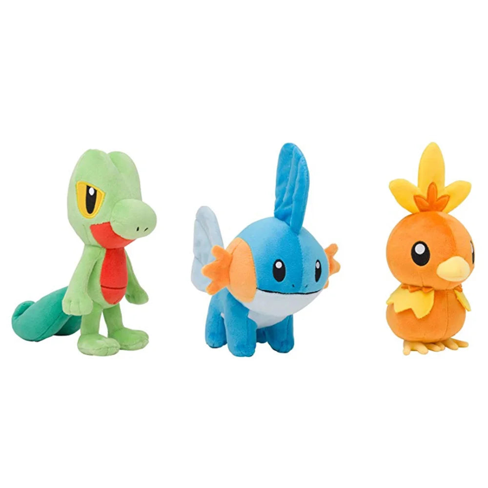 Pokémon Plush Pikachu Plush Toy Treecko Torchic Mudkip Collectibles Decorations Children's Day Gifts Birthday Gifts