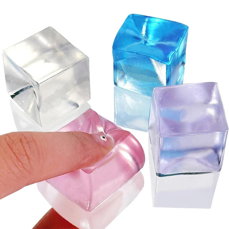 Ice Cube Squishy Balls Stress Relief Squeeze Fidget Toys