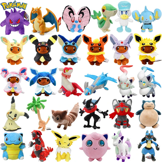 Pokemon Gengar Shinx Latios Latias Charizard Soft Plush Toys Anime Butterfree Eevee Cos Umbreon Vaporeon Sylveon Peluche Dolls