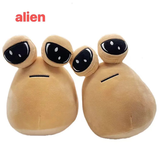 20cm 1/6PCS Hot Game My Pet Alien Pou Plush Toy Furdiburb Emotion Alien Plushie Stuffed Animal Pou Doll Birthday Christmas Gift