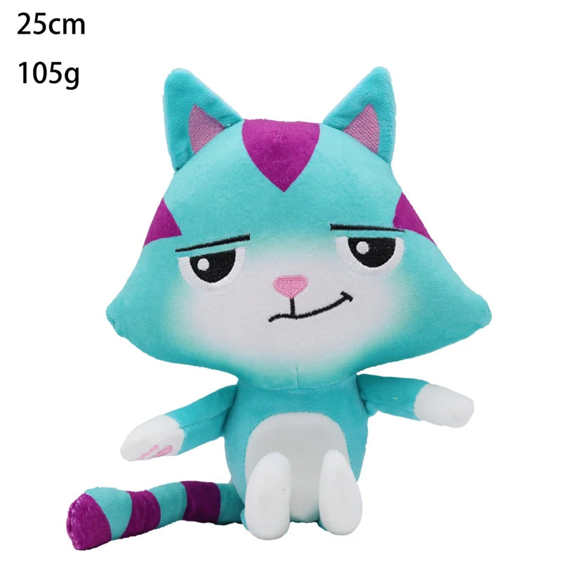 Newest 8 Stlyes Gabby Dollhouse Plush Toy Mercat Cartoon Stuffed Animals Mermaid Cat Plushie Doll Kids Birthday Christams Gifts