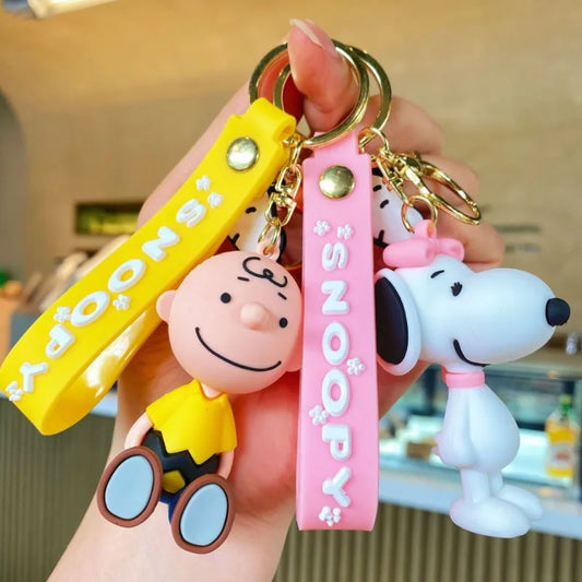 Peanuts Comics Cute Snoopy Charlie Pendant Cartoon Creative Plush Doll Brooch School Bag Pendant Anime Peripheral Holiday Gift