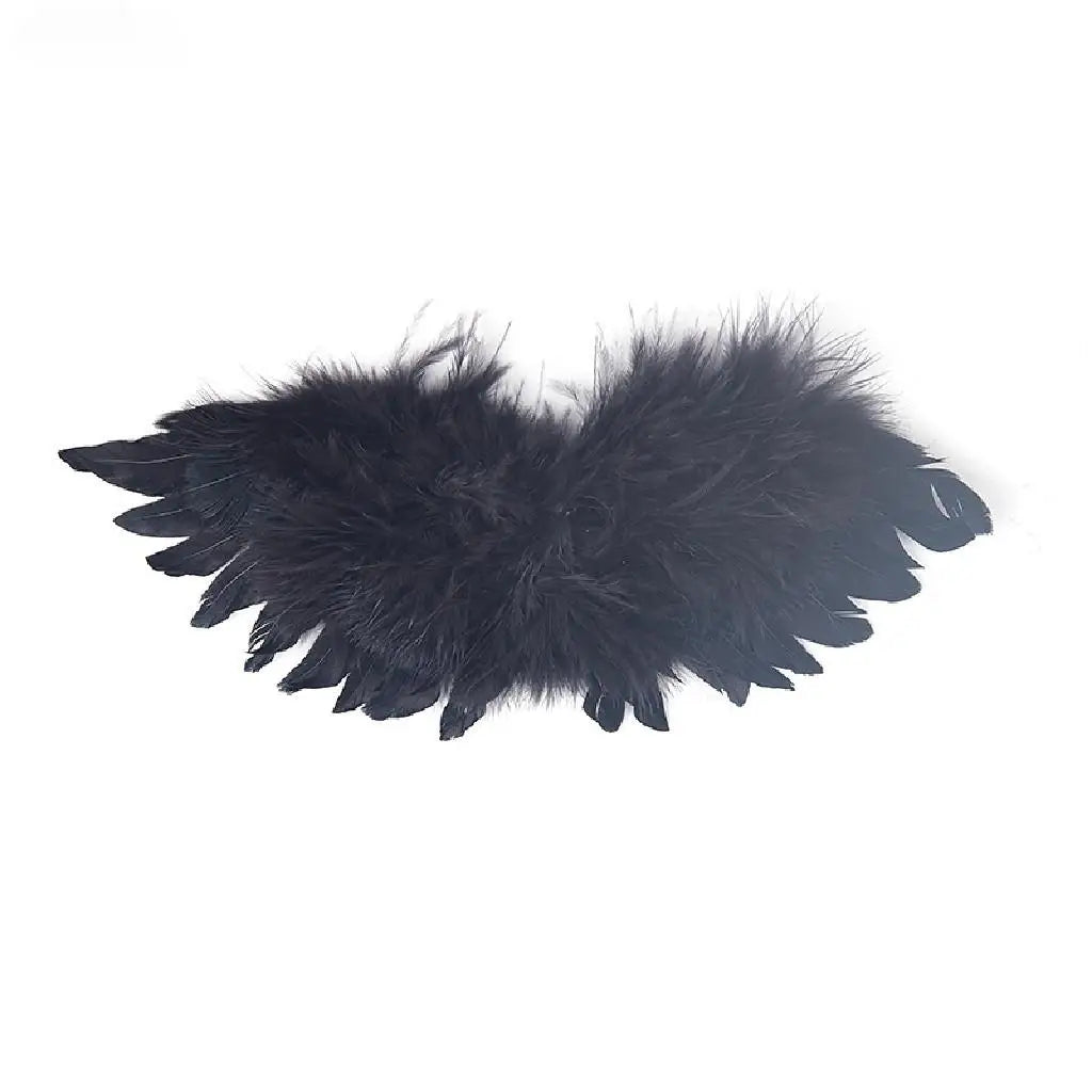 DIY Feather Angel Wing Newborn Props For EXO 1/6 1/4 1/3 BJD for labubu upset duck Doll  Wings Accessories Feather Birthday Gift