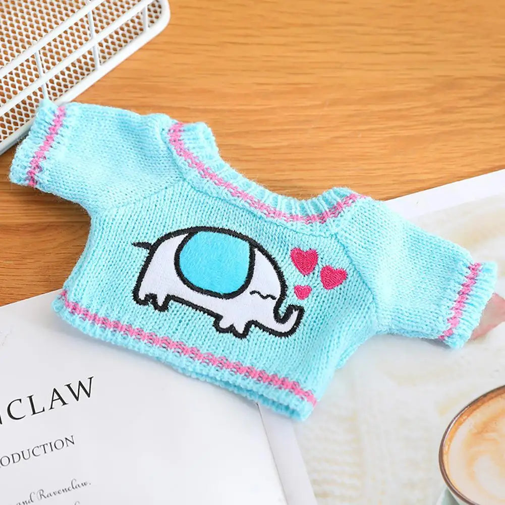 For 30cm Cafe LaLafanfan Duck Clothes Sweater Cartoon Plush Toy Stuffed Soft Duck Doll Toys Animal Birthday Gift for Kids DIY