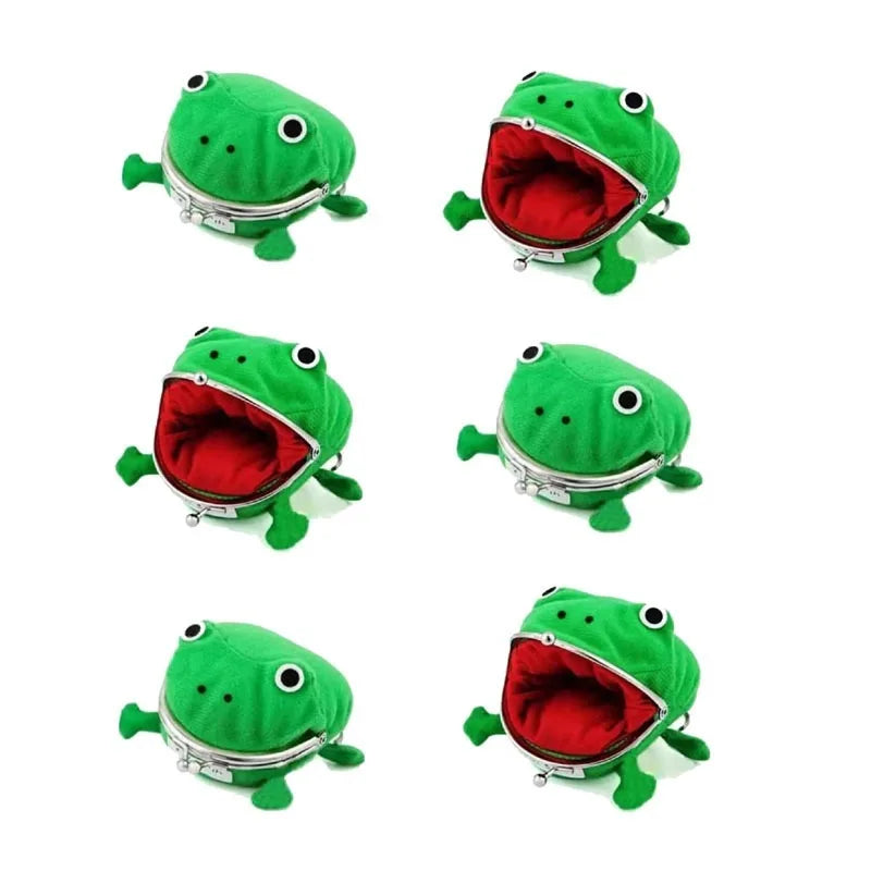 Plush Frog Coin Wallet Anime Ninja Wallet Halloween Role Playing Ninja Theme Party Gift