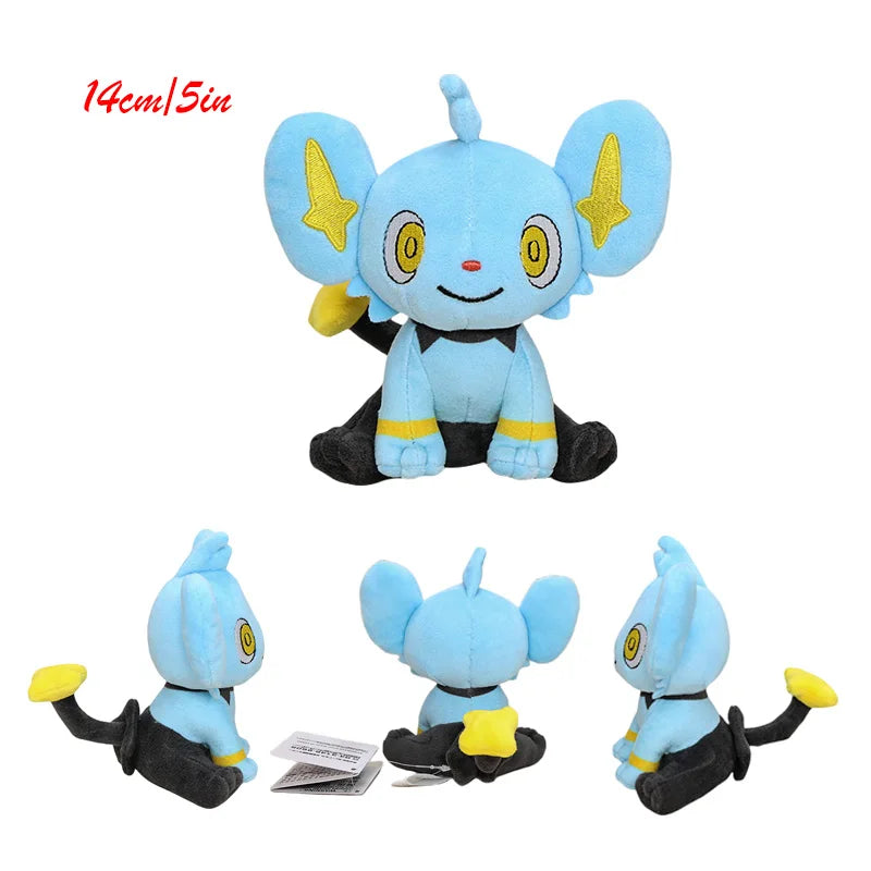 Pokemon Shiny Cubone Caterpie Butterfree Plush Toys Eevee Mew Umbreon Sthffed Espeon Vaporeon Ninetales Peluche Dolls Gifts Kids